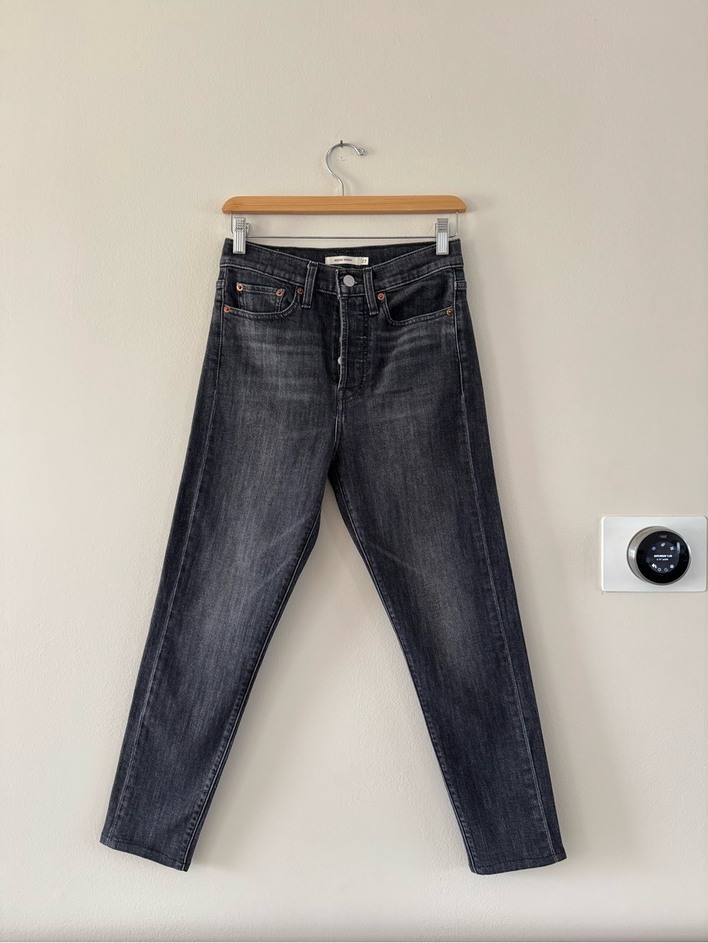 Levi’s - Wedgie Skinny Black Jeans